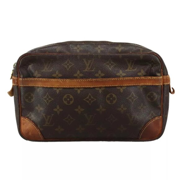 LOUIS VUITTON Monogram Compiegne 28 Clutch Bag - Picture 2 of 15